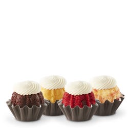 A signature blend of Bundtinis&reg; including Lemon, Chocolate Chocolate Chip, Red Velvet and White Chocolate Raspberry.