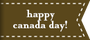 happy canada day!