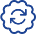 icon with arrows pointing in a circle